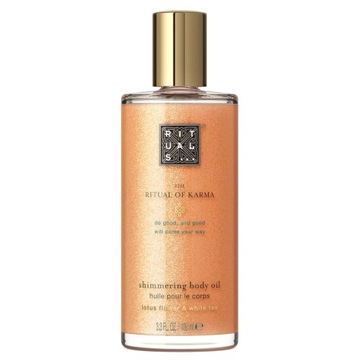 Rituals The Ritual of Karma błyszczący olejek do ciała 100 ml kwiat lotosu