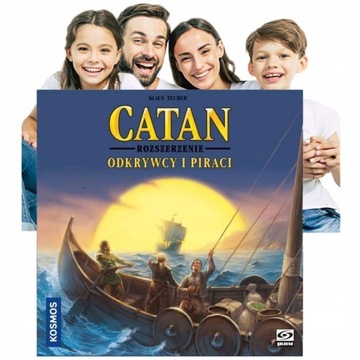 Catan: Odkrywcy i Piraci Fantastyczna GRA Planszówka dla Dziecka FAMILIJNA