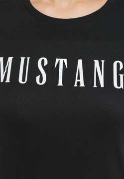 MUSTANG Alina C Tee Logo Damski T-shirt Koszulka Nadruk Logotyp M