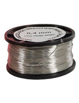 Drut pszczelarski do ramek 0,4 mm 100 g NIERDZEWNY Kwasoodporny