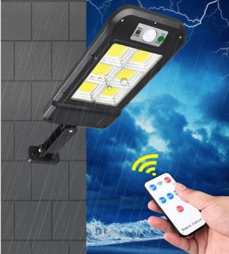 ФОНАРЬ СОЛНЕЧНЫЙ УЛИЧНЫЙ ФОНАРЬ SOLAR 120 LED COB