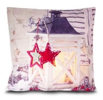 POSZEWKA LED NA PODUSZKĘ 40x40 ŚWIECĄCA