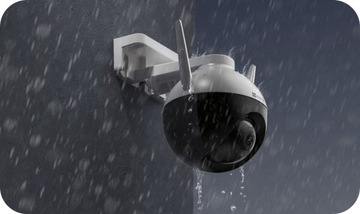 Панорамная IP-камера с Wi-Fi, беспроводная, с поддержкой Wi-Fi, цветной звук, EZVIZ C8W, 4 МП, 2K