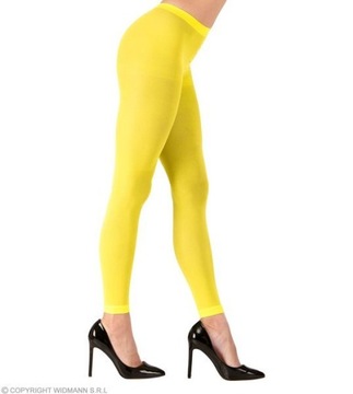 Желтые неоновые леггинсы Гетры в стиле диско 1980-х и 1990-х годов