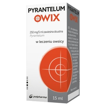 Pyrantelum, zawiesina 0,05 g/1ml, 15 ml