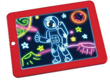 MAGICZNY TABLET MAGIC PAD TABLICA LED ZNIKOPIS (czerwony)