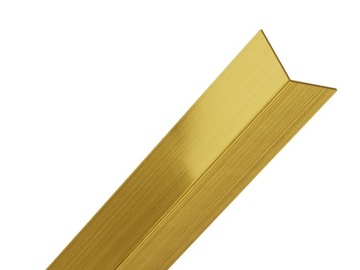 Kątownik wykończeniowy L 1x1x270cm ZŁOTY Mat