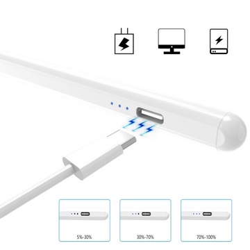 ШАРИКОВАЯ СТИЛУС СО СВЕТОДИОДНЫМ МАГНИТОМ ДЛЯ ЭКРАНА APPLE IPAD