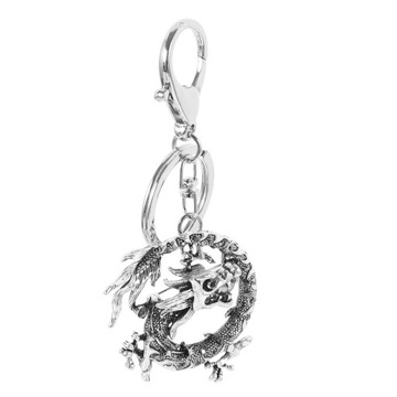 Świąteczna torba Charms Metalowy breloczek ze smokiem
