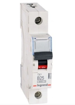 LEGRAND TX³ Wyłącznik nadprądowy S 301 B25A 403359