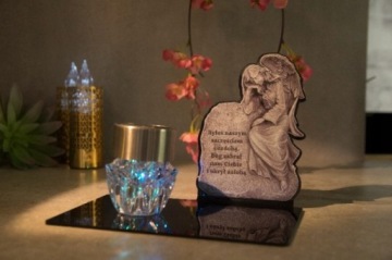 СОЛНЕЧНАЯ СВЕЧА СТАТУЭТКА ДЛЯ КЛАДБИЩА, МОГИЛА, БОЛЬШАЯ