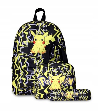 Torba na plecak Pokemon trzyczęściowy