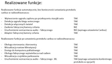 Интерфейс адаптера Canbus Citroen C5 / Spacetourer