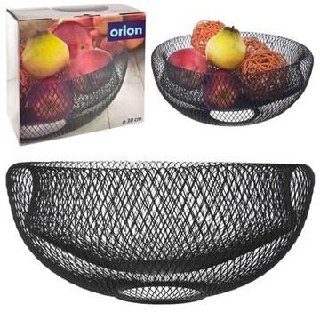 Metalowy koszyk na owoce boho miska patera loft