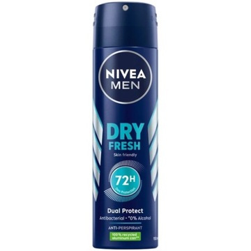 NIVEA MEN Antyperspirant Spray 72h Dry Fresh 150ml