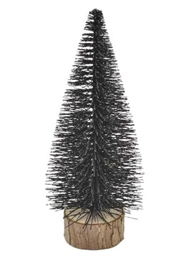 FIGURKA CHOINKA DEKORACJA ŚWIĄTECZNA BROKACONA