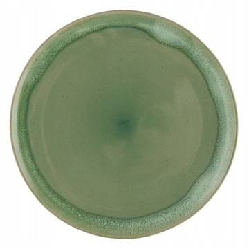 Talerz płytki obiadowy ceramiczny zieleń Altom Design Reactive Cascade 25cm