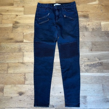 ZARA DAMSKIE MODNE SPODNIE JEANSOWE Rozm. 38