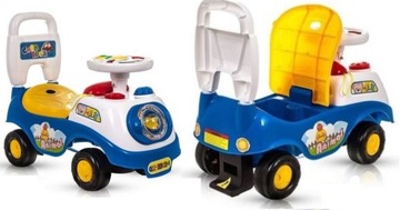 АВТОМОБИЛЬ PUSHER RIDE-OVER CAR DELUXE АВТОМОБИЛЬ 3 в 1 РУЛЕВОЕ КОЛЕСО С ИНТЕРАКТИВНОЙ МУЗЫКОЙ