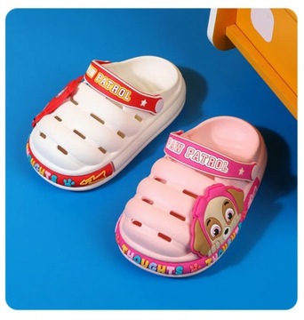 Детские шлепанцы PAW PATROL, сандали CHASE, крокодилы детские, для бассейна