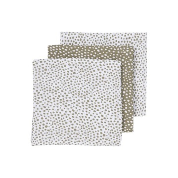 Meyco Baby Cheetah ręczniki hydrofilowe - 3-pak - taupe - 70x70cm