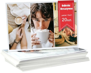ODBITKI KREATYWNE ZESTAW UPOMINKOWY 15x21 20szt