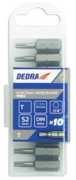 Биты DEDRA Torx T10x25mm 18A03T100-10