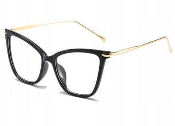 Очки кошачьи, женские, женские, компьютерные ФИЛЬТР, черные, золотые