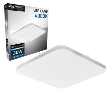 Plafon LED 30W NATYNKOWY sufitowy oprawa LAMPA panel