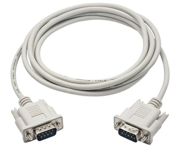 DB9 RS232 COM Последовательный кабель M-M, 5 м, 2 штекера