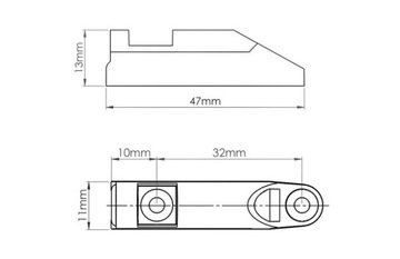 AIRTIC ADAPTER DO SPOWALNIACZ HAMULEC SZAFEK BIAŁY