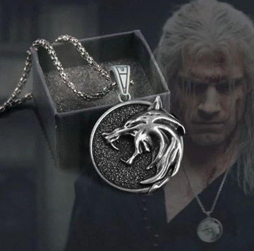 Стальной браслет Ведьмака в стиле Геральта из Ривии.