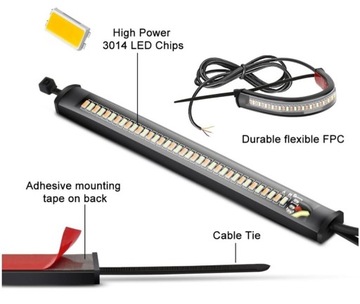 Светодиодные дневные ходовые огни DRL + динамические направления