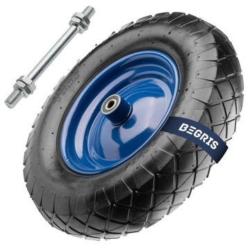 КОЛЕСО КОЛЕСО ДЛЯ ТАЧКИ 4.00-8 400-8 400x8 4PR STRONG С НАДУВАННОЙ ТРУБКОЙ