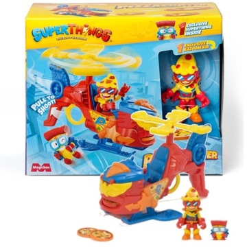 Super Things Zings Pizzacopter Helikopter Figurka