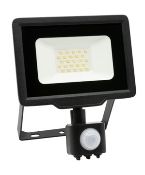 Halogen naświetlacz biały neutralny 2000lm 20W 4000K z czujnikiem ruchu