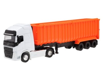 WELLY металева вантажівка VOLVO FH 600 контейнер напівпричіп балкер
