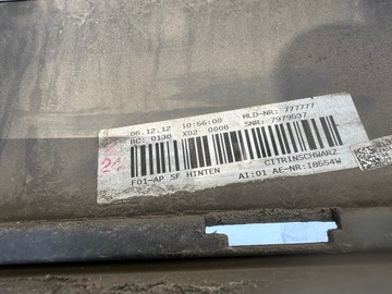 BMW 7 F01 F02 M-PAKET NÁRAZNÍK ZADNÍ