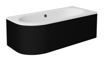 Besco Avita 180x80 obudowa wanny CZARNY mat lewa/prawa OAV-180-NSC