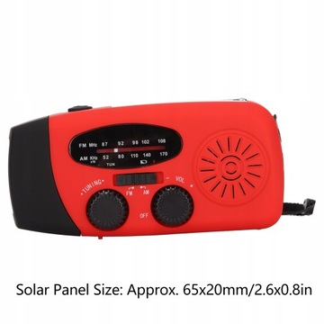 ДИНАМО СОЛНЕЧНЫЙ РАДИО ЗАВОДНОЙ ФОНАРИК POWERBANK