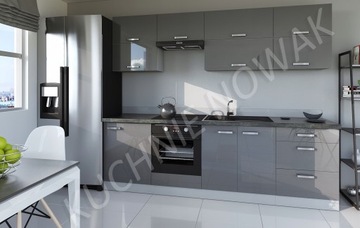 СОВРЕМЕННАЯ КУХОННАЯ МЕБЕЛЬ BERGAMO II 240 GLOSS