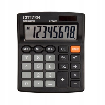 Калькулятор офисный CITIZEN SDC-805NR 8-значный