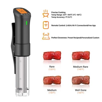 Вакуумная вилка ЕС, управление Sous-Vide WI-FI