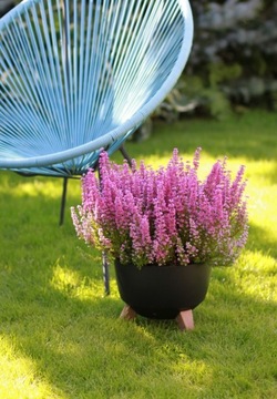 Чаша Roma Цветочный горшок на ножках 330 Ламела Белый