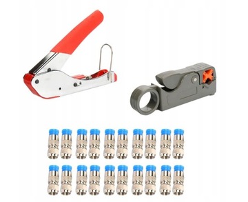 Компрессионные клещи 20x F Plug RG-6