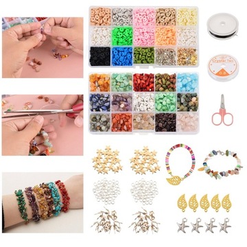 Нерегулярные каменные бусины DIY Набор с просверленным отверстием Натуральный