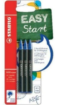 WKŁAD DO STABILO EASY START do pióra 3 sztuki , niebieski