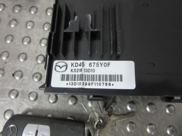 Mazda CX5 2.2D 2013 KOMPUTER ZESTAW DO ODPALENIA