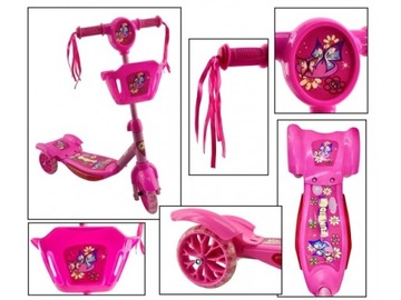 HULAJNOGA TRÓJKOŁOWA BALANSOWA ŚWIECĄCA