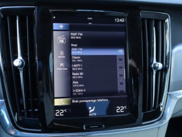 Volvo S90 II Sedan 2.0 D4 190KM 2020 Volvo S90 D4, Salon Polska, 1. Właściciel, zdjęcie 11